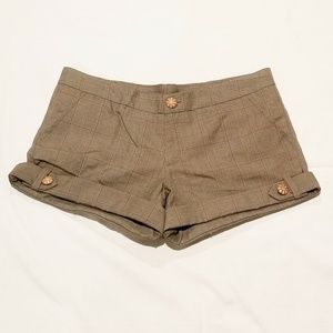 Johnson Brown Wool Shorts